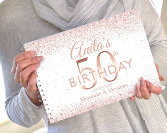 Birthday Guest Book Etsy