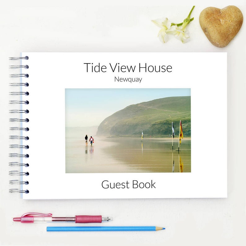 Personalised Holiday Home Guest book, Holiday home visitor book, Holiday home book, Holiday guest book, Holiday scrapbook, airbnb image 3