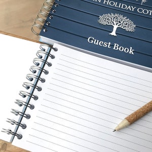 Personalised Holiday Home Guest book, Holiday home visitor book, Holiday let comments, Holiday guest book, Holiday scrapbook, Visitor book, image 4