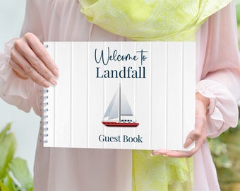 Libro degli ospiti personalizzato per la casa vacanze, libro dei visitatori per la casa vacanze