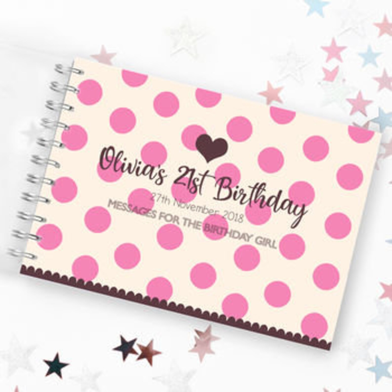 Personalised 21st Birthday Guest Book 21st Birthday Photo Etsy