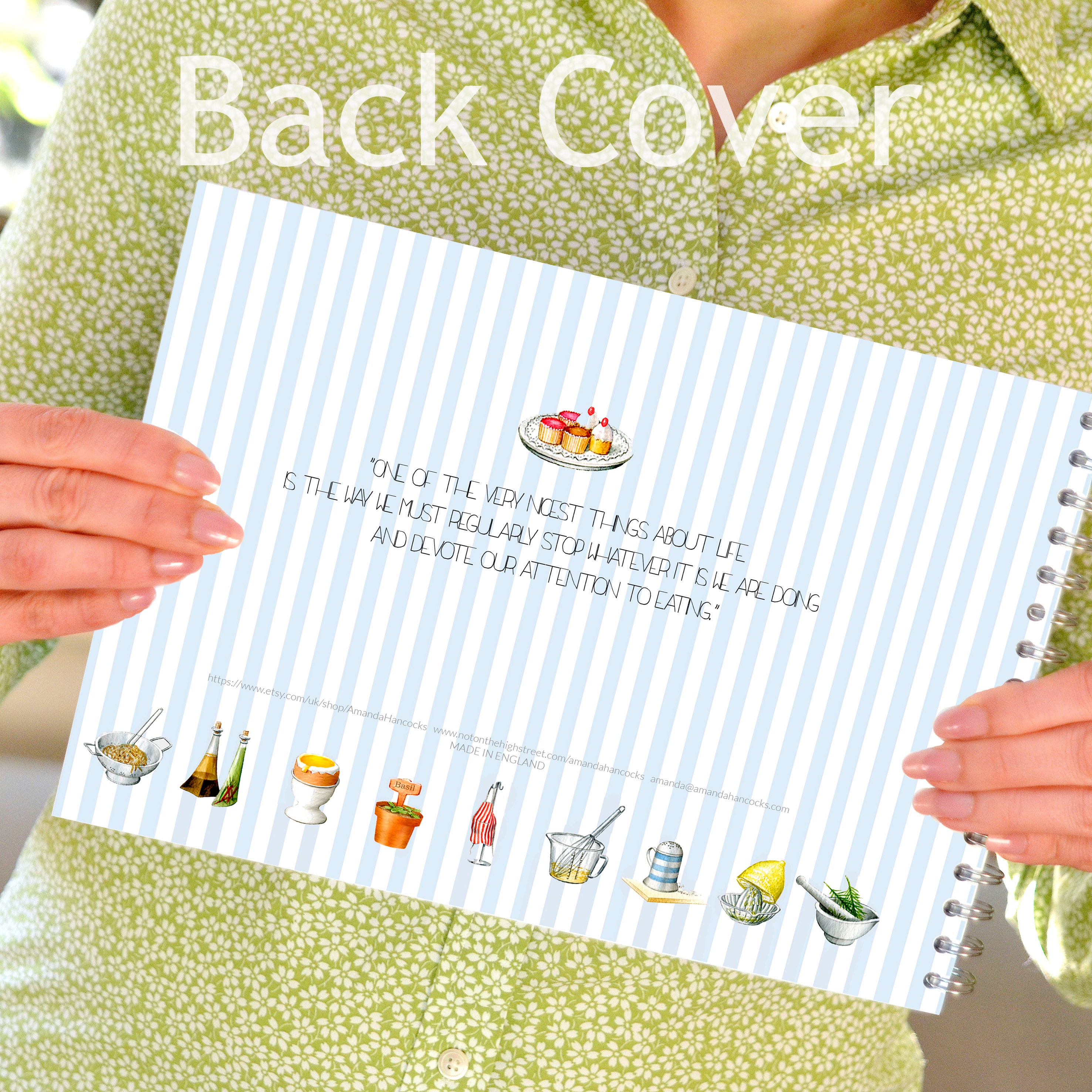 Personalised Recipe Journal Recipe notebook Recipe Journal | Etsy