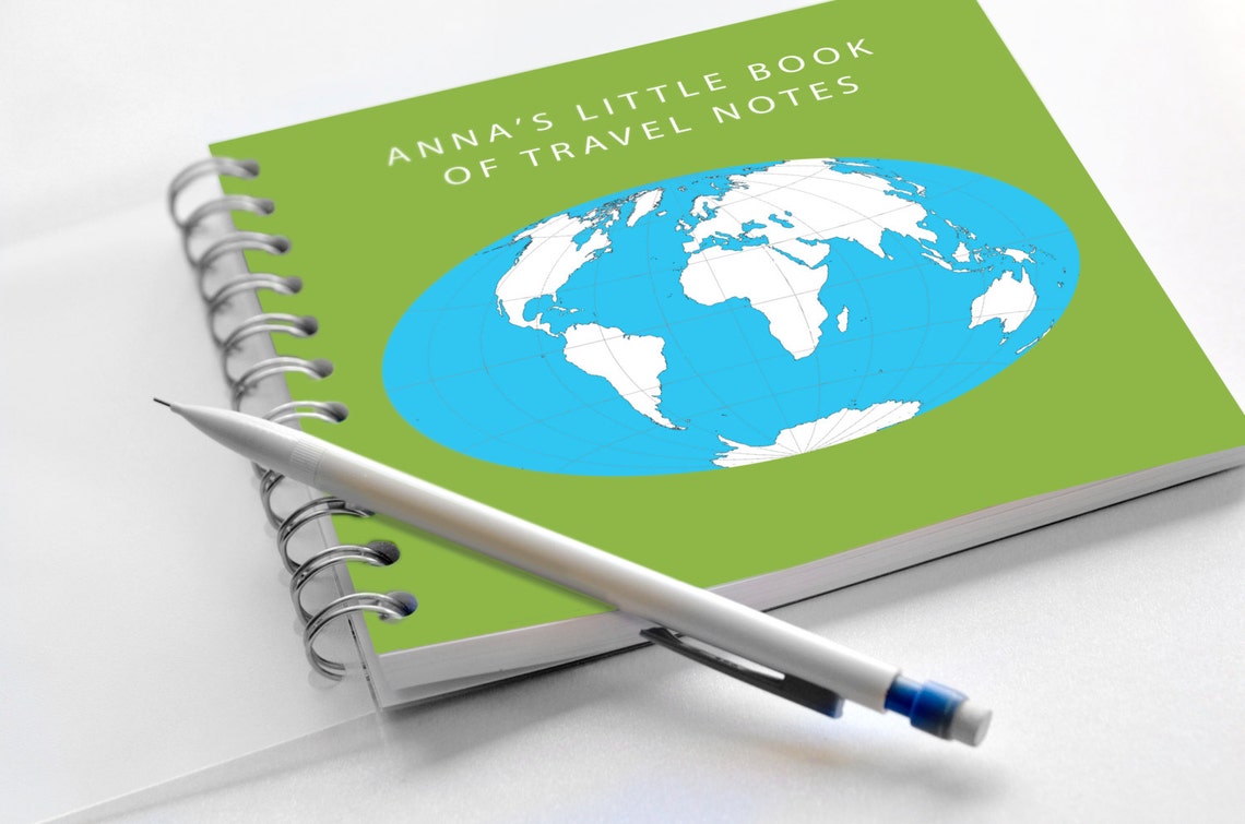 Personalised Travel Notebook Travel Journal Travelers Etsy UK