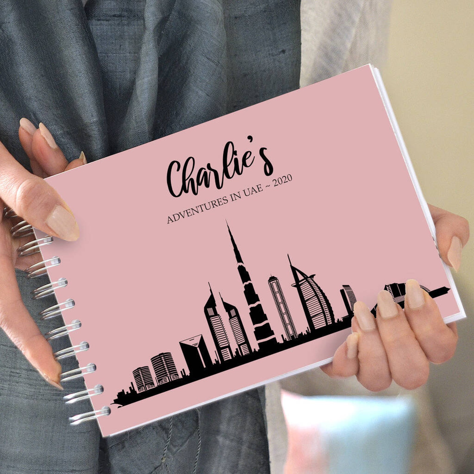 Personalised Dubai Travel Journal Dubai Travel Book Travel Etsy UK