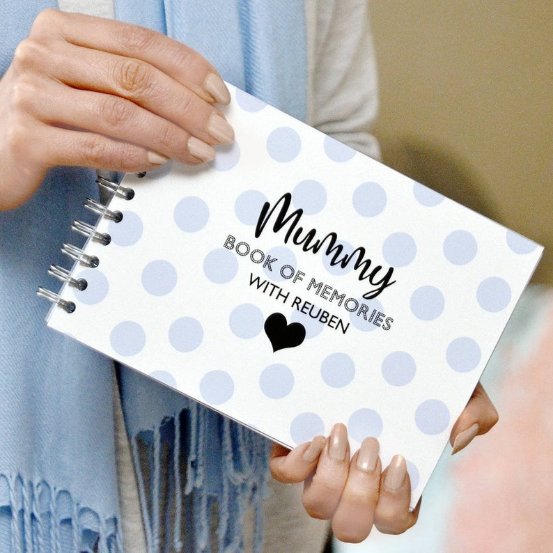 Personalised Mum Memory Book Mothers gift Mum KeepsakeMum Etsy