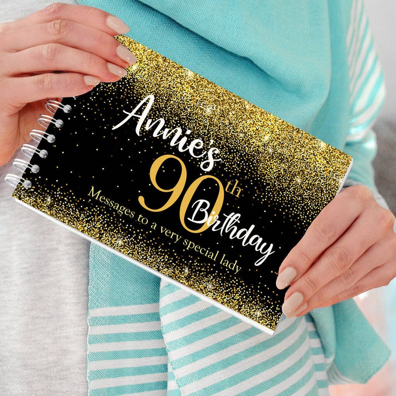 Personalised 90th Birthday Party Book Birthday Guest Book Etsy Australia
