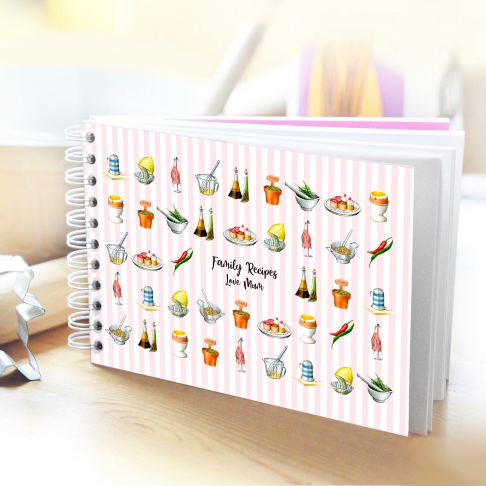 Personalised Recipe Journal Recipe notebook Recipe Journal | Etsy