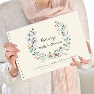 Regalo personalizado para abuelos, idea de regalo para abuelos, regalo para la abuela, regalo para los abuelos, álbum de fotos para abuelos, regalo para el abuelo