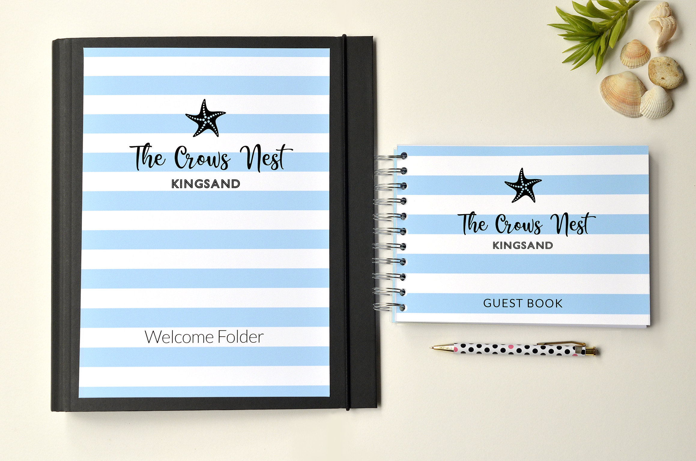 Personalised Holiday Home Guest Information Binder: A4 Welcome Folder ...