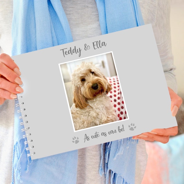 Personalised Dog Album, Dog Photo Book, Dog gift, Pet Gift, Dog photo album, Dog scrapbook, Personalised Dog gift, Dog album