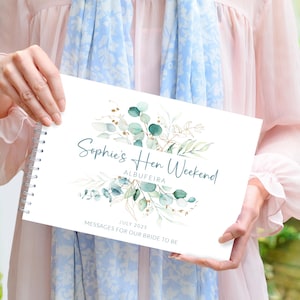 Hen Party Guest Book, Hen Party Gift, Party Guest Book, Bridal shower, Gift for Hen Party, Hen do gift, Guest book, Bride to be gift