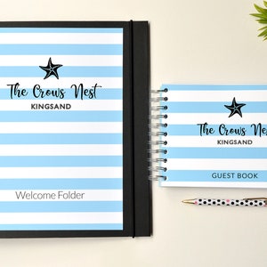 Personalised Holiday Home Guest book, Holiday home visitor book, Holiday home book, Holiday guest book, Holiday scrapbook, Visitor book image 3