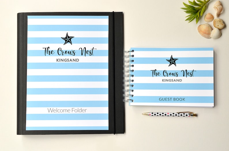 Personalised Holiday Home Guest book, Holiday home visitor book, Holiday home book, Holiday guest book, Holiday scrapbook, Visitor book image 3