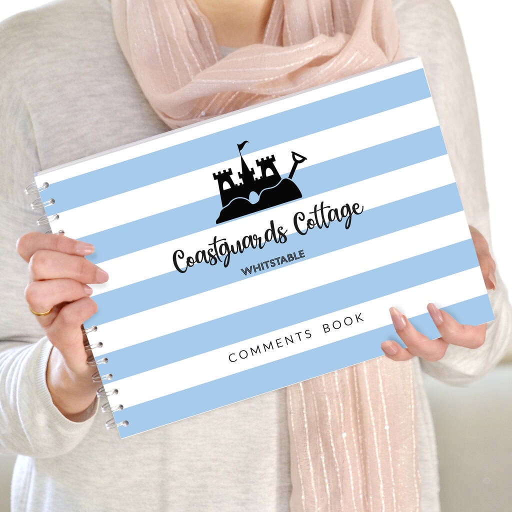 Personalised Holiday Home Guest Book Holiday Home Visitor Etsy UK