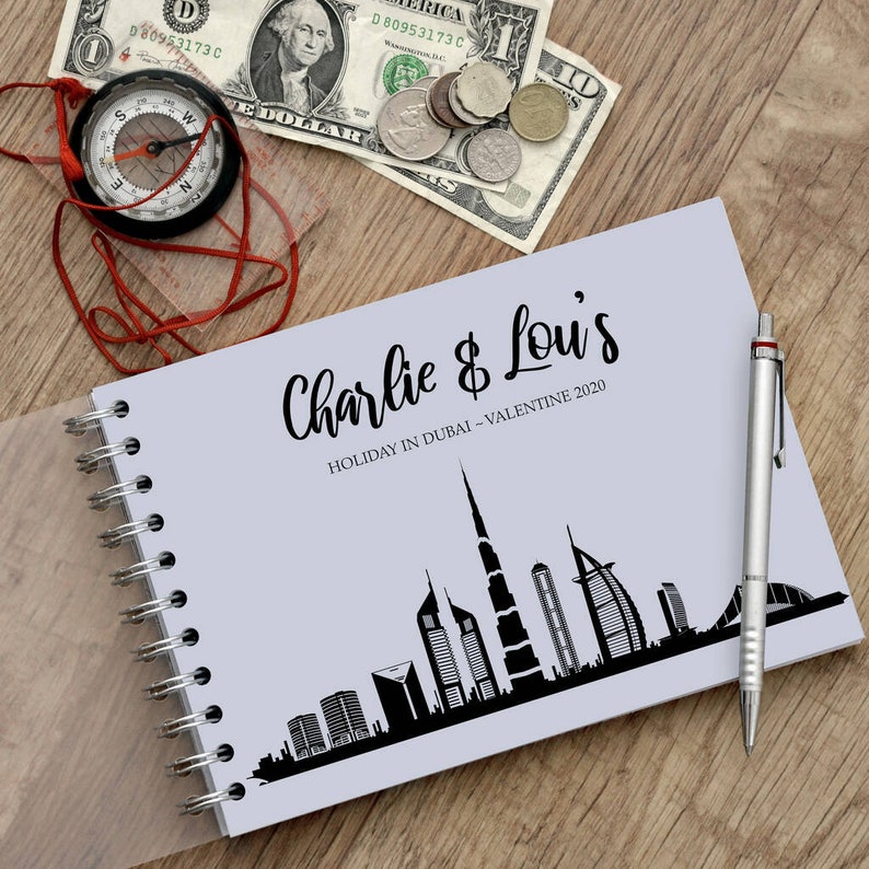 Personalised Dubai Travel Journal Dubai Travel Book Travel Etsy UK