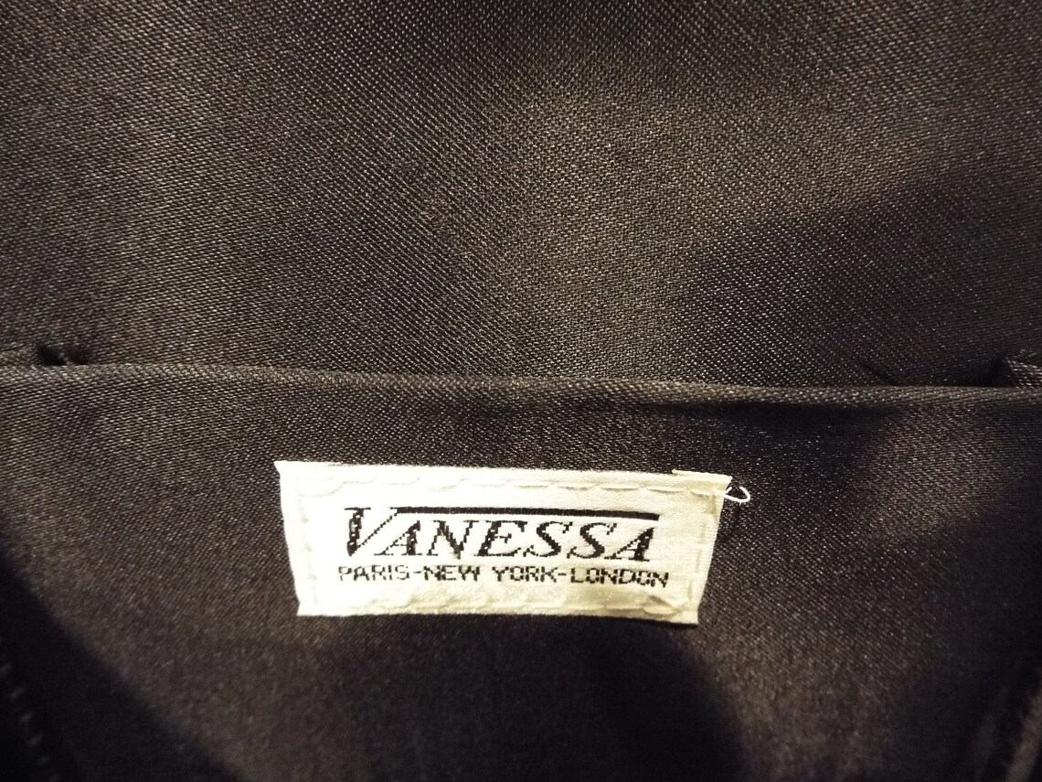 Vintage Vanessa Paris New York London 1980's Black Woven - Etsy