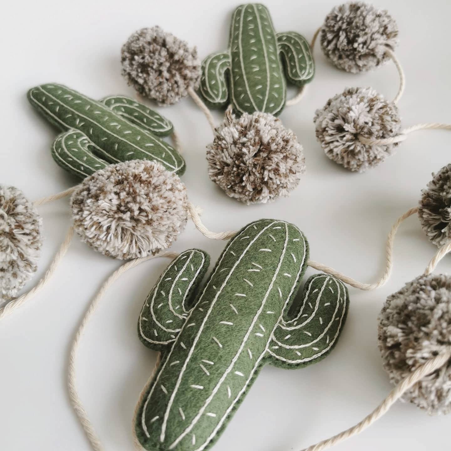Kaktus girlande - Etsy.de