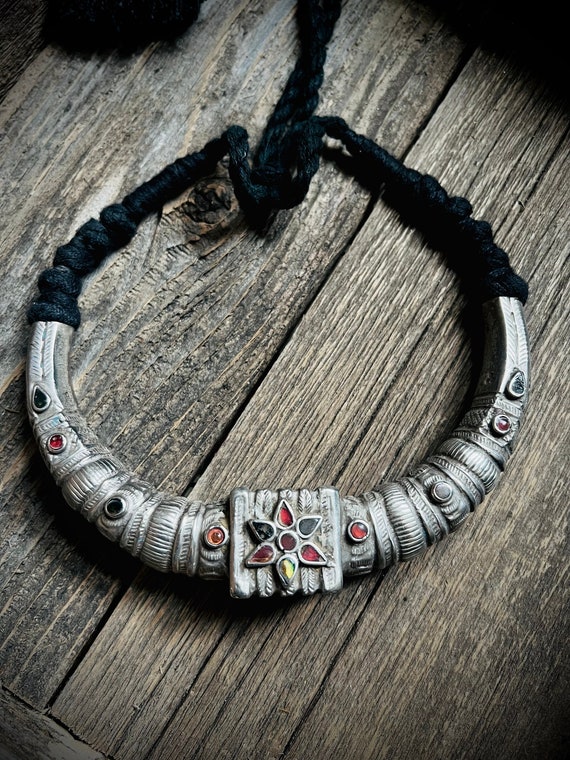 Indian Tribal Hasli necklace!