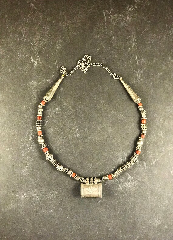 Vintage tribal silver necklace from Yemen! - image 1