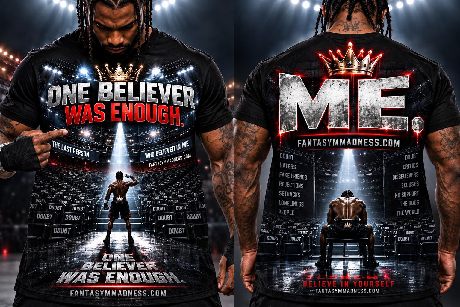 Inspired by Champions. Built for the Fight Commu