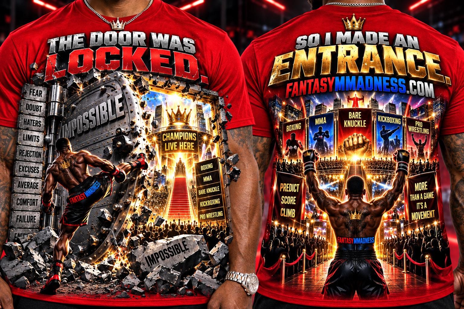 Inspired by Champions. Built for the Fight Commu