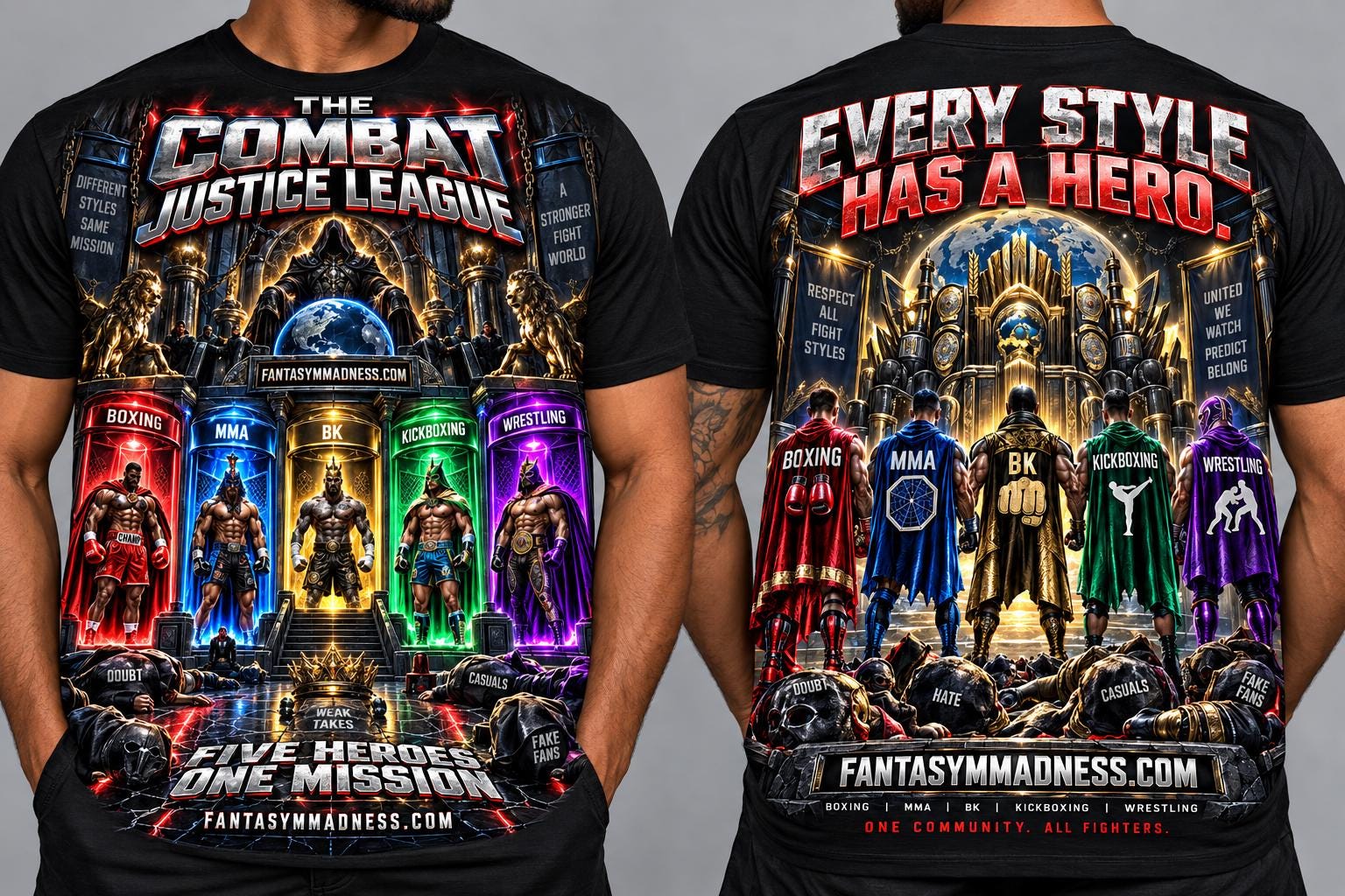 Inspired by Champions. Built for the Fight Commu