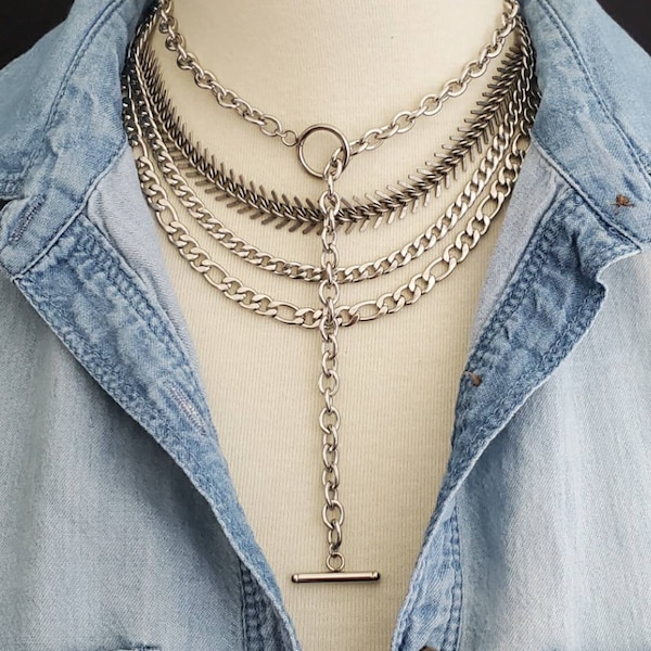Punk Necklace - Etsy