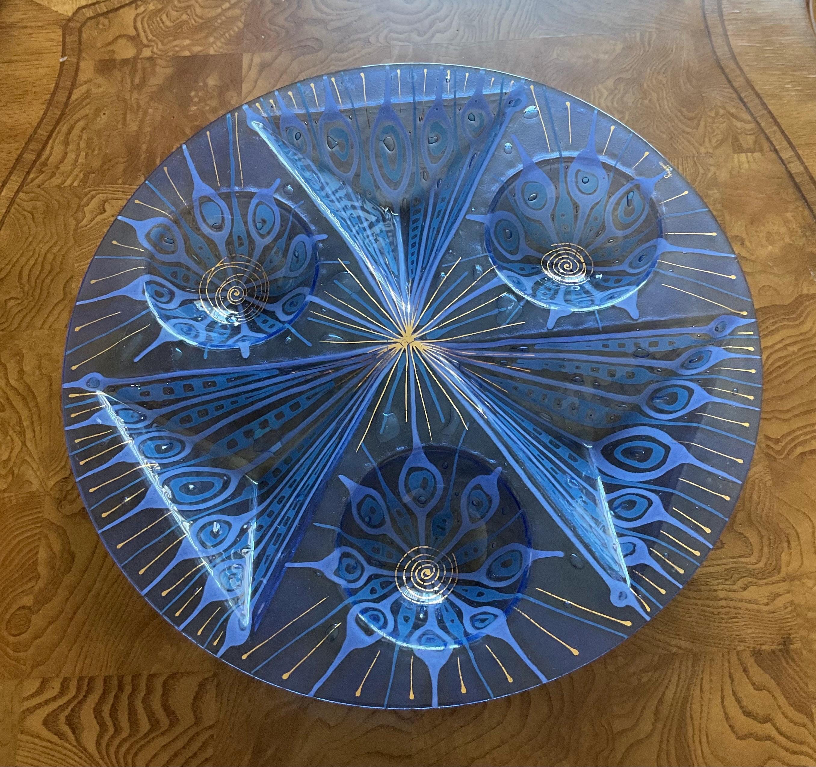 Higgins Glass Plate - Etsy