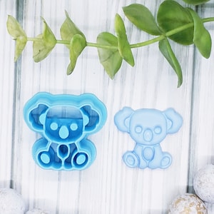 KOALA BEAR polymer clay cutter jewelry earrings fondant cake decorating