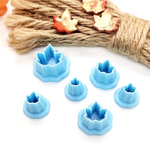 Maple Leaf micro polymer clay cutter / polymer clay cutters / jewelry making / fall leaf Autumn leaves / small leaves cutter