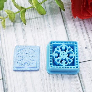 MOROCCAN TILE style 1 polymer clay cutters jewelry earrings fondant cake decorating