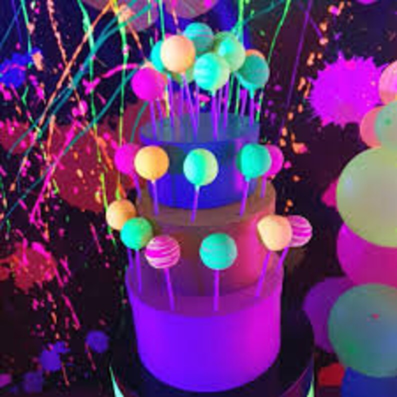 Preorder Edible GLOW in the DARK Lumo DUST Set of 7 Food Color | Etsy