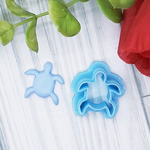 SEA TURTLE sharp polymer clay cutter jewelry earrings