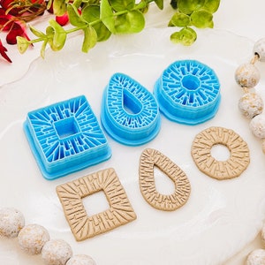 RATTAN Doppelspitze / scharfe Polymer Clay Ausstechform / Schmuck / Ohrringe / Fondant / Kuchendekoration