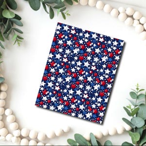 USA patriottische sterren afbeelding transferpapier/polymeerklei WATER TRANSFER papier/klei transfer voor sieraden maken/magisch papier/B634