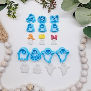Cute GHOST / polymer clay cutter / fondant / jewelry making