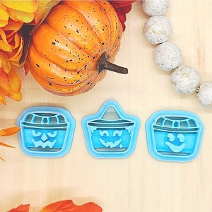 McDonald&#39;s TRICK or Treat BUCKETS  / polymer clay cutter / fondant / jewelry making