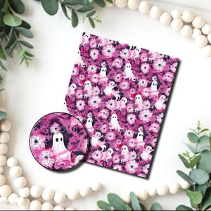 Overdrukpapier spookbloemen / polymeerklei WATEROVERDRACHTpapier / kleitransfer voor het maken van sieraden / vel bloemenpapier D787