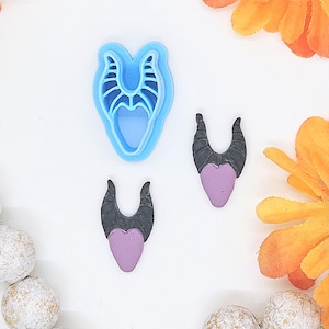 MALEFICENT polymer clay cutter / fondant / jewelry making