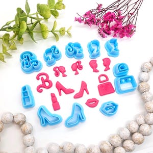 FASHION DOLL / sharp clay cutter / jewelry making / fondant / cake decorating
