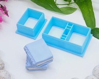 BOOKS and PAPER set / sharp polymer clay cutter / fondant cutter