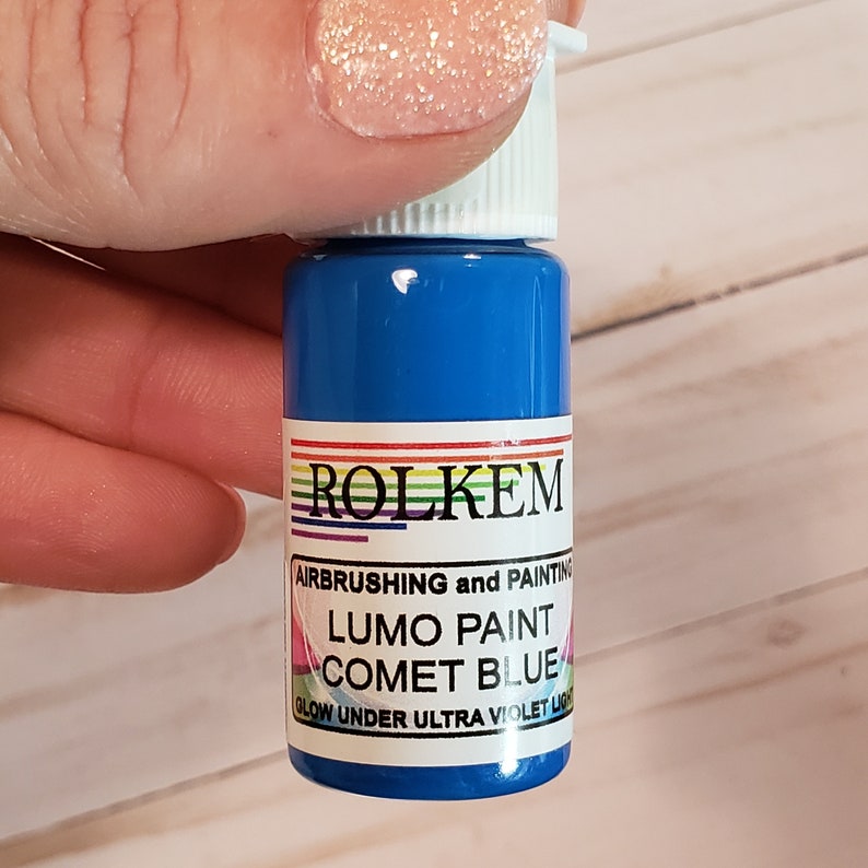 FAST SHIP Lumo GEL Glow in the dark edible Paint Food Color 7 Etsy