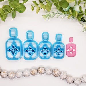 MOSAIC DROP set sharp polymer clay cutter jewelry fondant
