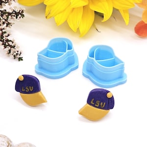 BASEBALL CAP hat polymer clay cutter, jewelry making, fondant cake decorating, sports cutters, softball