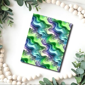 Fabric wave image transfer paper /Polymer Clay WATER TRANSFER Paper / Clay transfer for jewelry making / magic paper sheet / B510C