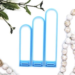ARCH BOOKMARK polymer clay cutter / jewelry making earrings / fondant cake decorating / wonky cutter / tassel bookmark