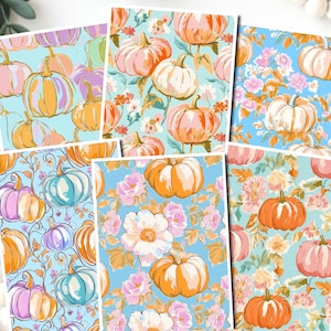 Preppy bloemenpompoenen afbeeldingstransferpapier/polymeerklei WATEROVERDRACHT Papieren kleitransfer voor sieraden/Halloween Kleurrijk D882 set