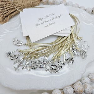 60 styles Cake Pulls Charms for Wedding Cake with wide ribbon