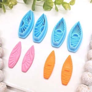 SURFBOARD polymer clay cutter / jewelry making / cake decorating