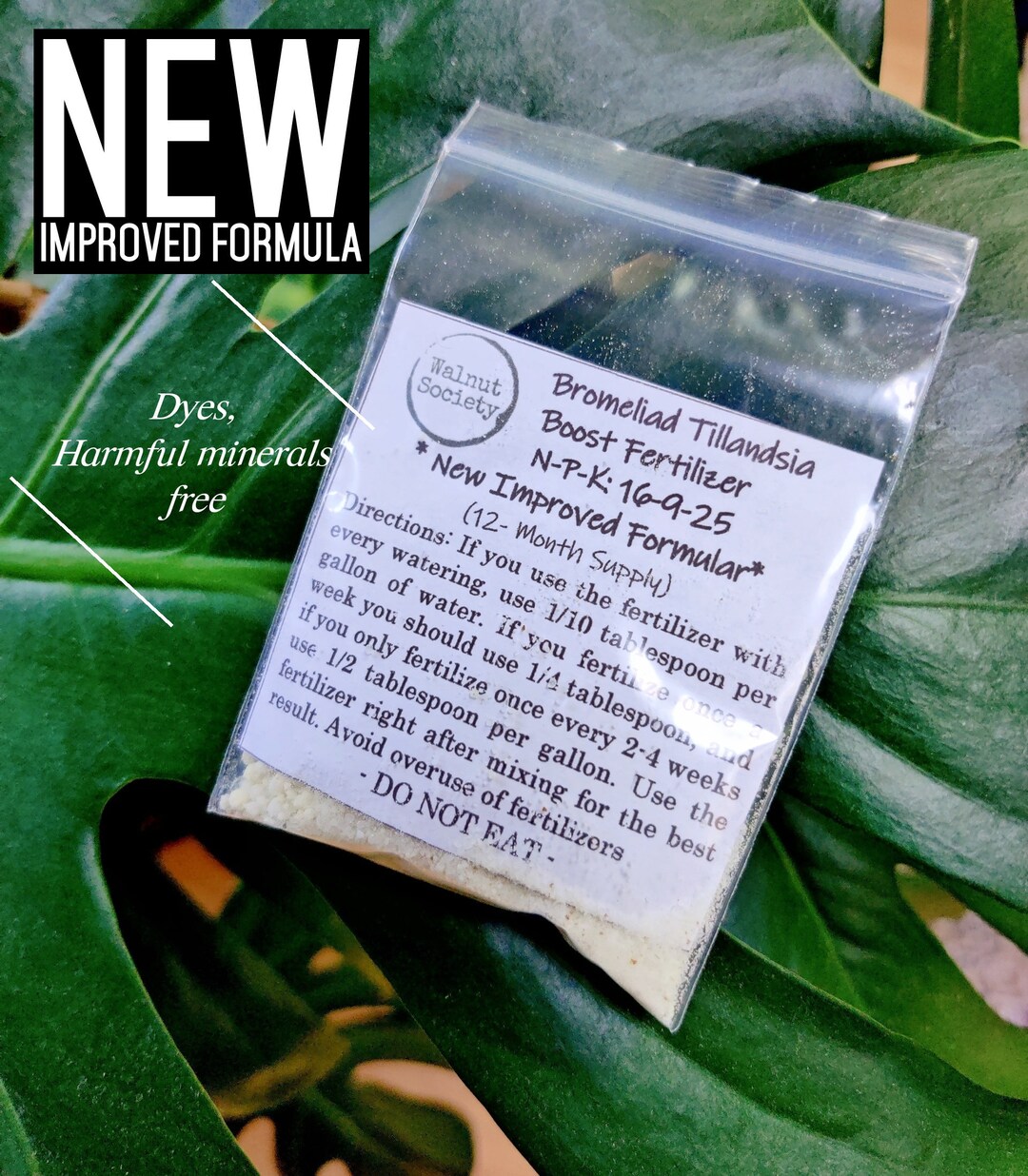 Bromeliad Tillandsia Fertilizer Air Plant Fertilizer Food 16925 12 Month Supply 0.8 Oz Etsy